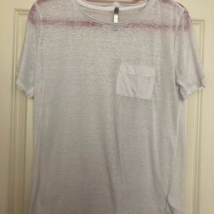 Sheer white cozy t-shirt!
